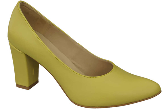 Damenschuhe Zitronenpumps, Naturleder 170 ElitaBut