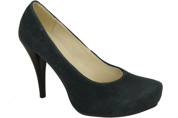 Damenschuhe Pumps Graphit Naturleder Wildleder 644 ElitaBut