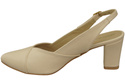 Damen Footwear Beige Stiletto Sandalen Natural Leder 217 ElitaBut