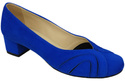 Damenschuhe Pumps, natürliches Wildleder, Azure 786 von ElitaBut