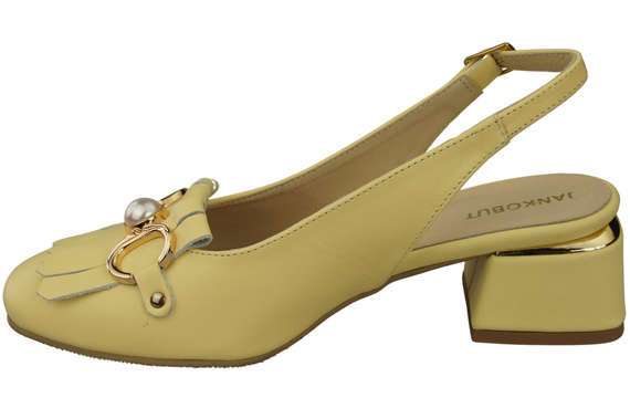 Damenschuhe Banane Sandalen mit Fransen verziert Naturleder 208 ElitaBut