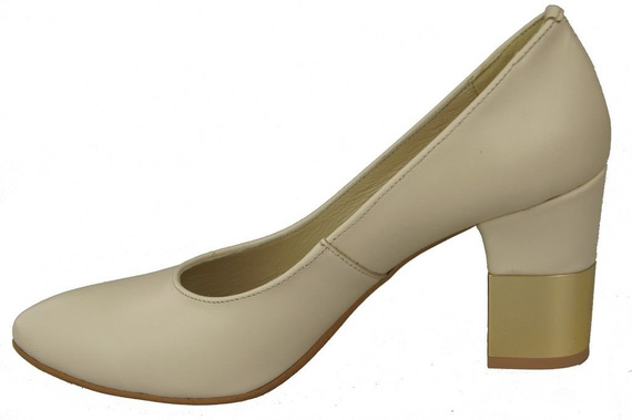 Damenschuhe Beige Pumps, Naturleder 144 ElitaBut