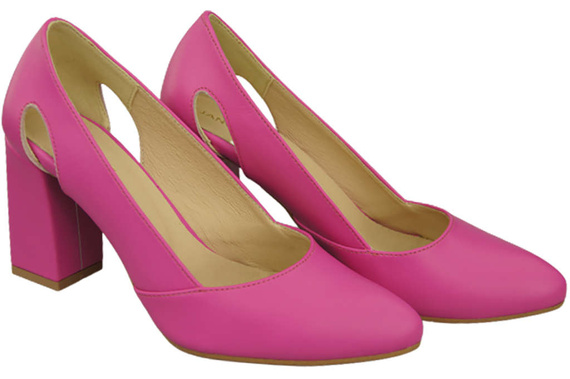 Damenschuhe Fuchsia Pumps Naturleder 184 ElitaBut