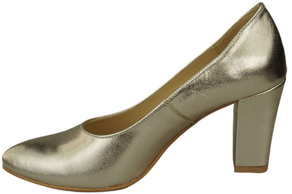 Damenschuhe Goldene Pumps, Naturleder 170 ElitaBut