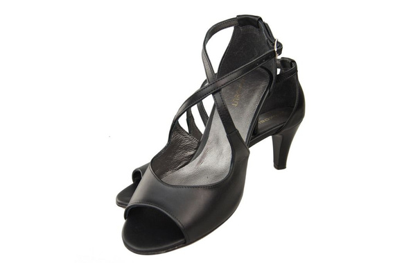 Damenschuhe Sandalen Schwarz Naturleder 115 ElitaBut