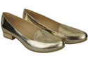 Damen Ballerinas Lords, Naturleder, Gold 908 ElitaBut