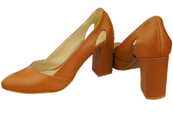 Damenschuhe Rote Pumps, Naturleder 184 ElitaBut