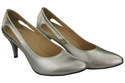 Damenschuhe Silber Pumps Naturleder 166 ElitaBut