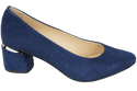 Damenschuhe Pumps Marineblau Natürliches Wildleder 143 Von ElitaBut