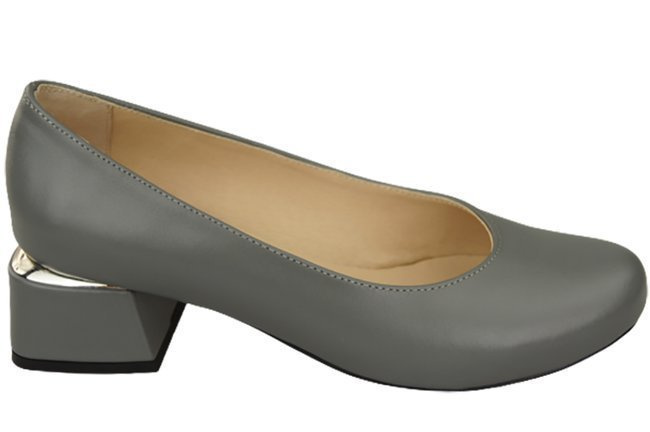 Damenschuhe Pumps Naturleder 159 Grau ElitaBut