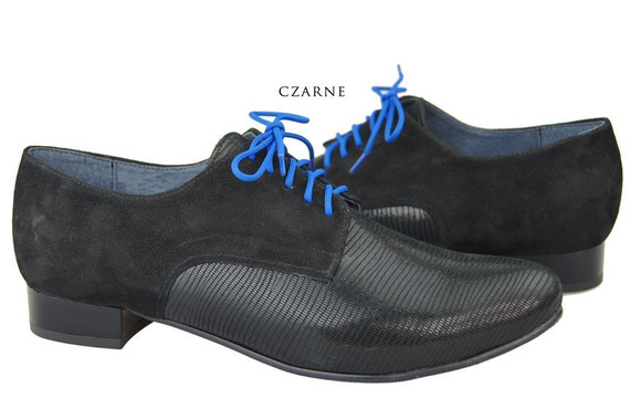 Schuhe Damenschuhe, Schnürschuhe, Naturleder, Schwarz 959 ElitaBut