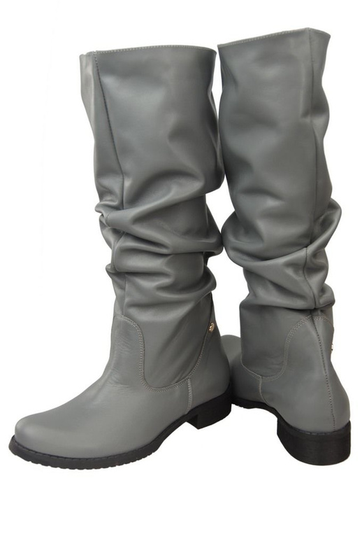 Schuhe Damenstiefel Stiefel, Naturleder 123 Popiel ElitaBut