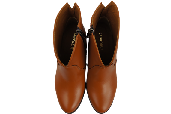 Damenstiefel Frühling/Herbst, Naturleder, Rot, 152 L, ElitaBut