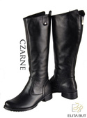 Damenstiefel, Stiefel, Naturleder, Schwarz 749 ElitaBut