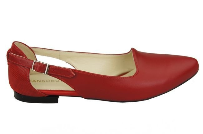 Schuhe Damen Sandalen Rot Naturleder 127 ElitaBut