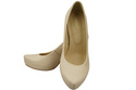 Damen Footwear Beige Stiletto Pumps Naturleder 205 ElitaBut