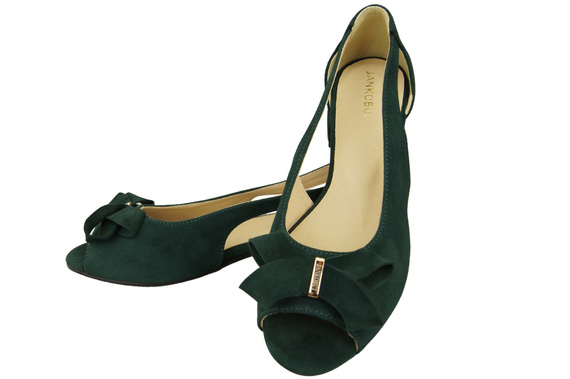 Schuhe Damensandalen Grünes natürliches Wildleder 994 Kombination aus Stil und Komfort ElitaBut