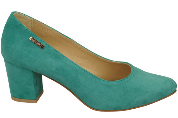 Damenschuhe Türkise Pumps Natürliches Wildleder 106 ElitaBut