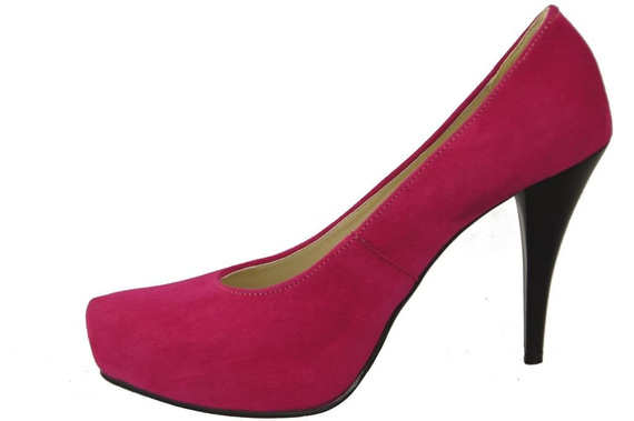 Damenschuhe Pumps Lila Natürliches Wildleder 644 ElitaBut