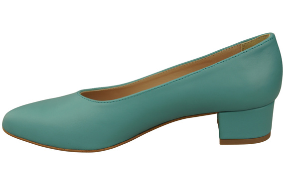 Damen Pumps Türkis mit niedrigem Absatz zeitlose Eleganz und Komfort 220 ElitaBut