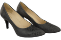 Damenschuhe Pumps Graues Schlangenmotiv Naturleder 150 ElitaBut