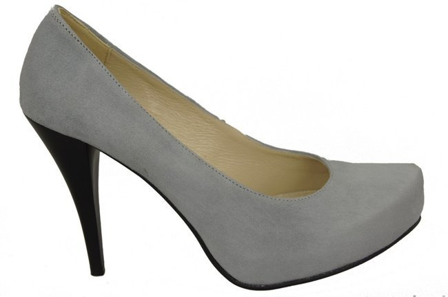 Damenschuhe Pumps Grau Natürliches Wildleder 644 ElitaBut