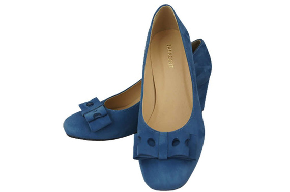 Damenschuhe Pumps Blau, natürliches Wildleder 163 ElitaBut