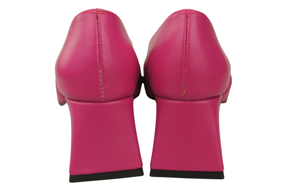 Damen Pumps Purpurfarbig Echtleder Spitz Zehen Absatz ElitaBut 221