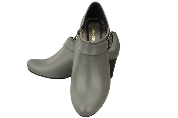 Schuhe Damenschuhe, Naturleder, Grau 826 ElitaBut