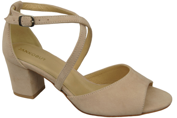 Damenschuhe Sandalen Rosa Puder Naturleder Wildleder 111 ElitaBut