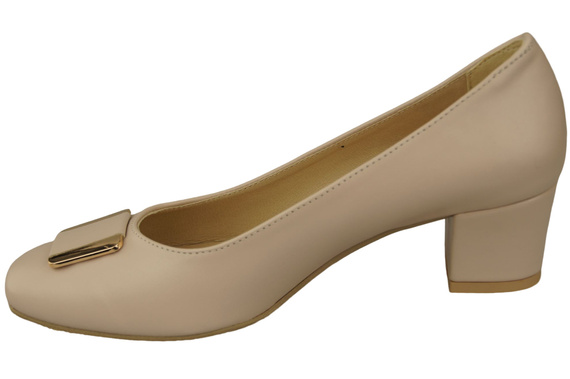 Damenschuhe Pumps Naturleder 187 Cappuccino Bright ElitaBut