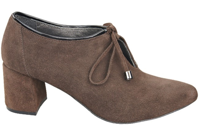 Damenschuhe Schokoladenschuhe Natursamtleder 183 ElitaBut