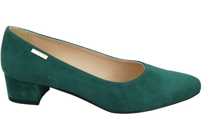 Bequeme Damen-Schuhe Malachit aus echtem Veloursleder 220 Z ElitaBut