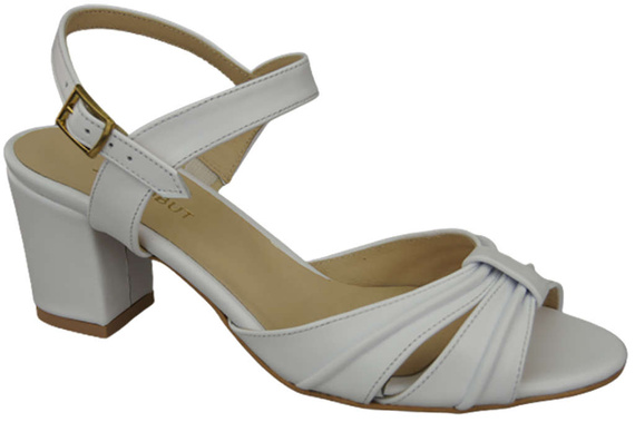 Damenschuhe Sandalen Weiß Naturleder 168 ElitaBut