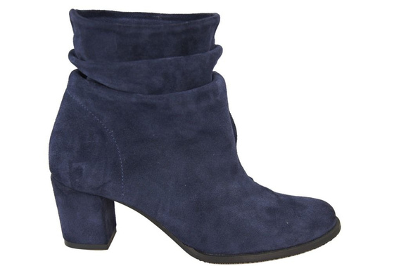 Damenschuhe Stiefeletten, Naturleder, Marineblau 986 ElitaBut