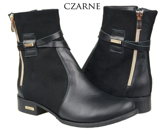 Damenschuhe Stiefel, Naturleder, Schwarz 885 ElitaBut