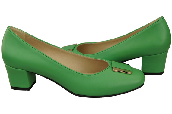Damenschuhe Pumps Naturleder 187 Lime ElitaBut