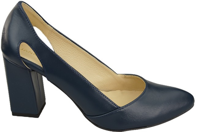 Damenschuhe Pumps Marineblau Naturleder 184 ElitaBut