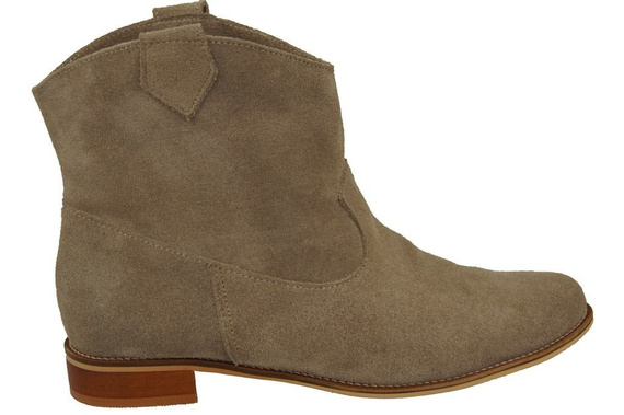 Damenschuhe Frühling / Herbst Naturveloursleder Beige 132 L ElitaBut