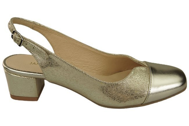 Damenschuhe Sandalen Naturleder 165 Gold ElitaBut