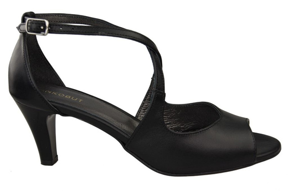 Damenschuhe Sandalen Schwarz Naturleder 115 ElitaBut