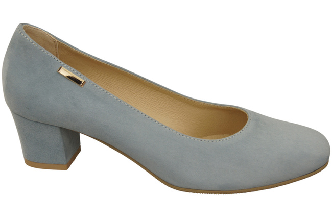 Bequeme Frauen Schuhe Hellblau Wildleder 172 Z ElitaBut