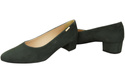 Bequeme Damen-Schuhe Graphit aus echtem Veloursleder 220 Z ElitaBut