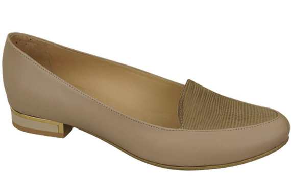 Damen Ballerinas Lords, Naturleder Cappuccino Lico 908 ElitaBut