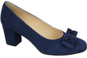 Damenschuhe Pumps Marineblau Natürliches Wildleder 163 ElitaBut