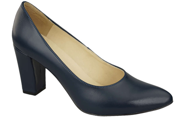 Damenschuhe Pumps Marineblau Naturleder 170 ElitaBut