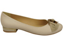 Damen Ballerinas, Naturleder, Beige 894 ElitaBut