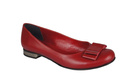 Damen Ballerinas Naturleder Rot 702 ElitaBut