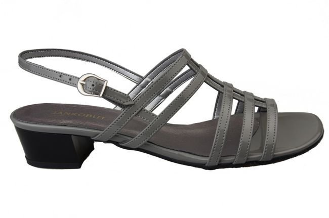 Damenschuhe Sandalen Flacher Absatz Grau 622 ElitaBut