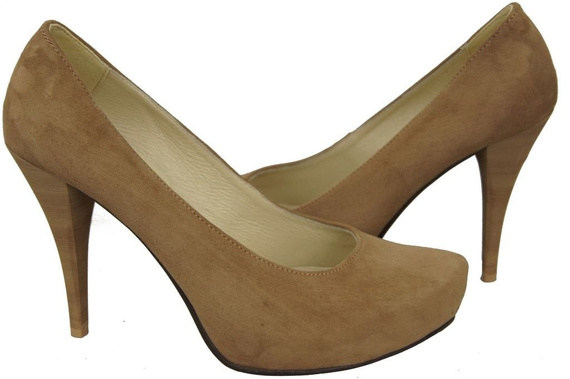 Damenschuhe Pumps Oliv Naturleder Wildleder 644 ElitaBut